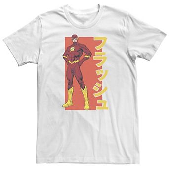 Big & Tall DC Comics The Flash Bold Kanji Portrait Tee