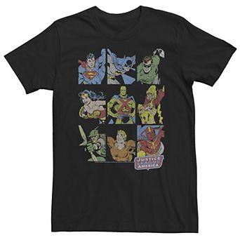 Big & Tall DC Comics Justice League Vintage Box Up Tee
