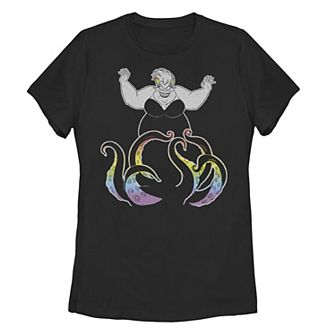 Disney's The Little Mermaid Ursula Junior's Rainbow Tentacles Portrait Tee