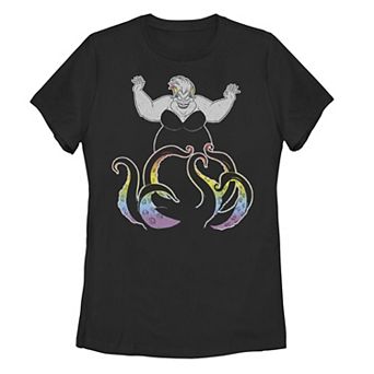 Disney's The Little Mermaid Ursula Junior's Rainbow Tentacles Portrait Tee