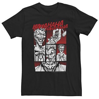Big & Tall DC Comics Batman The Joker Comic Panels Tee