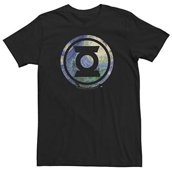 Big & Tall DC Comics Green Lantern Starry Night Logo Tee