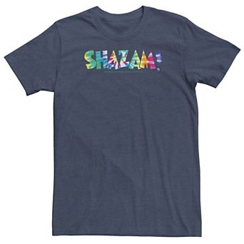 Big & Tall DC Comics Shazam Tie Dye Logo Tee