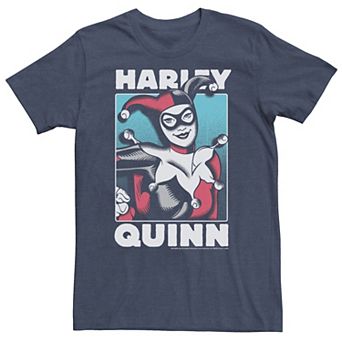 Big & Tall DC Comics Batman Harley Quinn Retro Poster Tee