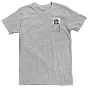 Big & Tall DC Comics Batman The Joker Pocket Card Tee