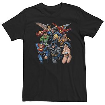 Big & Tall DC Comics Justice League Modern Hero Group Tee