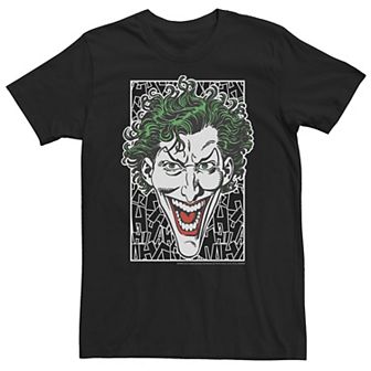 Big & Tall DC Comics Batman Joker Laughing Tee