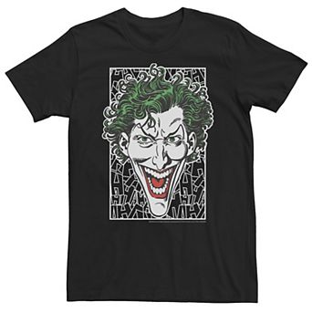 Big & Tall DC Comics Batman Joker Laughing Tee