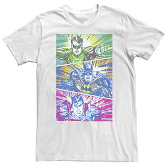 Big & Tall DC Comics Green Lantern, Batman & Superman Tee