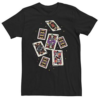 Big & Tall DC Comics Batman Jokers Wild Playing Card Tee