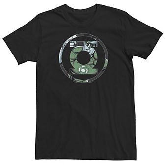 Big & Tall DC Comics Green Lantern Face Logo Tee