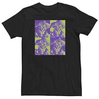 Big & Tall DC Comics Batman Tonal Portrait Grid Panel Tee