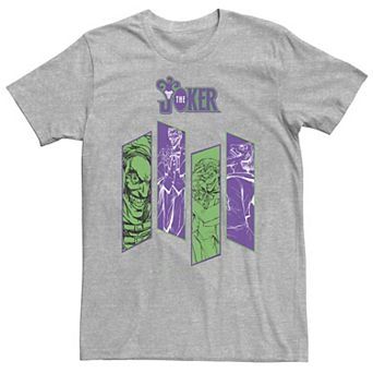 Big & Tall DC Comics Batman The Joker Panels Tee