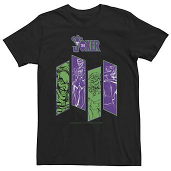 Big & Tall DC Comics Batman The Joker Panels Tee
