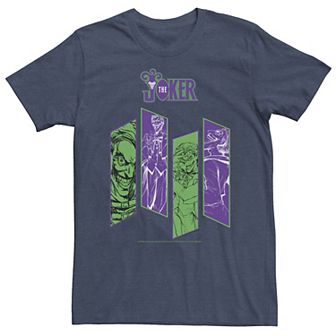 Big & Tall DC Comics Batman The Joker Panels Tee