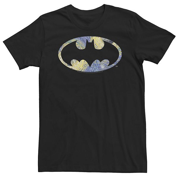 Big & Tall DC Comics Batman Starry Night Logo Tee