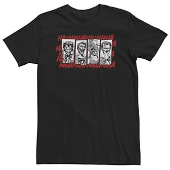 Big & Tall DC Comics Batman The Joker Four Panels Tee