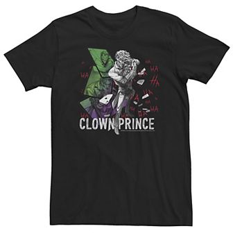 Big & Tall DC Comics Batman The Joker Clown Prince Tee