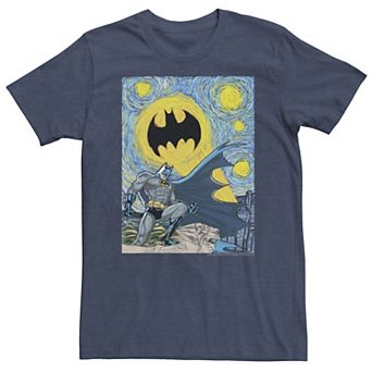 Big & Tall DC Comics Batman Starry Night Poster Tee