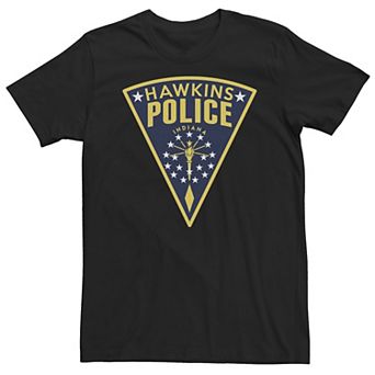 Big & Tall Netflix Stranger Things Hawkins Police Patch Tee