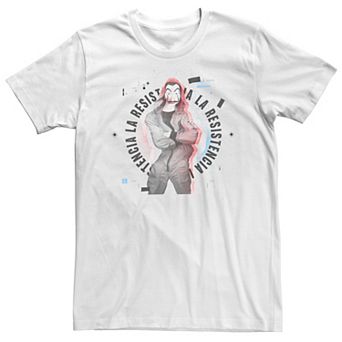 Big & Tall Netflix La Casa De Papel La Resistencia Badge Tee