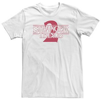 Big & Tall Netflix Stranger Things 2 Solid Logo Tee