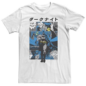 Big & Tall DC Comics Batman Kanji Comic Panels Tee