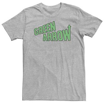 Big & Tall DC Comics The Green Arrow Text Poster Tee