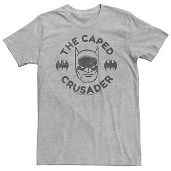 Big & Tall DC Comics Batman Distressed "The Caped Crusader" Tee