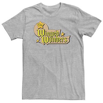 Big & Tall DC Comics The Winged Wonders Text Logo Tee