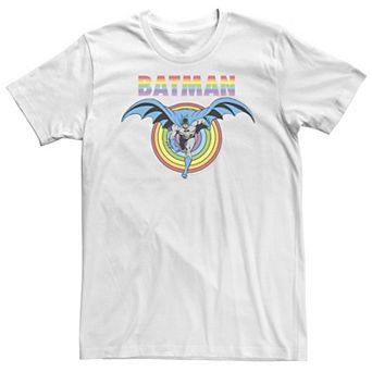 Big & Tall DC Comics Pride Batman Rainbow Run Tee