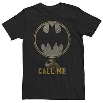 Big & Tall DC Comics Batman "Call Me" Tee
