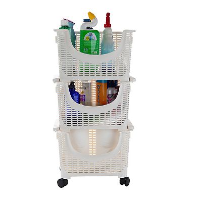 Mind Reader 3-Tier Stackable Storage Containers