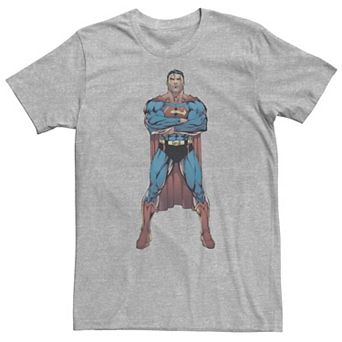 Big & Tall DC Comics Superman Power Stance Comic Poster Tee