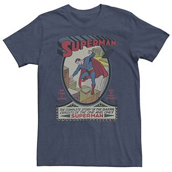 Big & Tall DC Comics Superman 64 Pages Of Action Comic Cover Tee