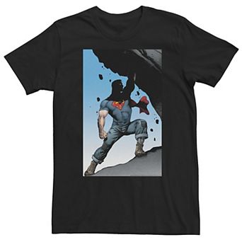 Big & Tall DC Comics Superman Power Lift Comic Poster Tee