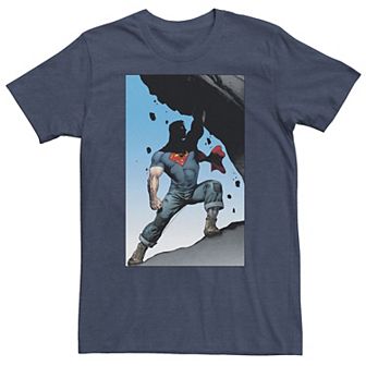 Big & Tall DC Comics Superman Power Lift Comic Poster Tee