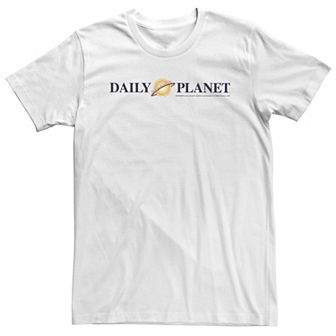 Big & Tall DC Comics Superman Daily Planet Text Logo Tee