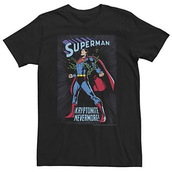 Big & Tall DC Comics Superman In Chains Vintage Poster Tee