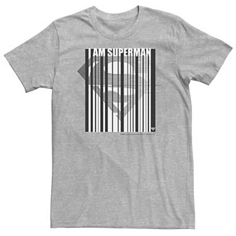 Big & Tall DC Comics Superman Barcode Chest Logo Tee