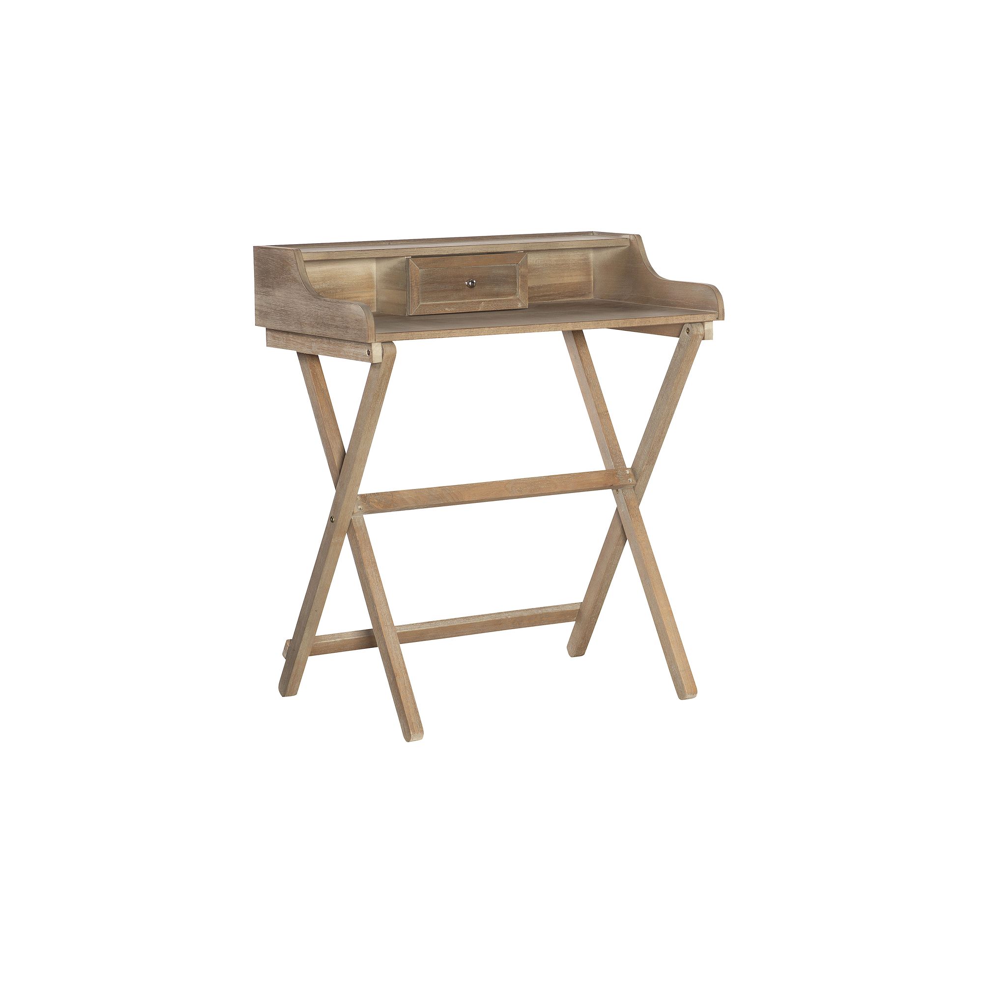 Linon Coy Folding Desk, Brown