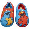 Toddler Boy Sesame Street Cookie Monster & Elmo Pajama & Slippers Set