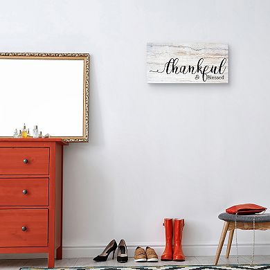 Masterpiece Thankful Blessed Canvas Wall Art