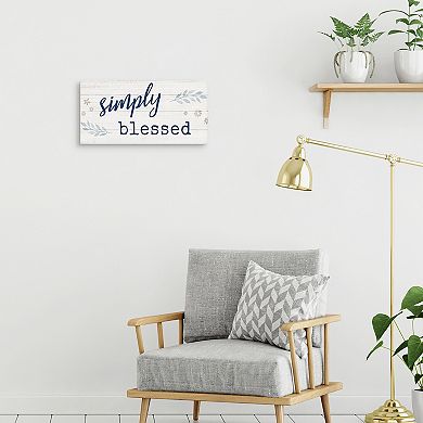 Master Piece Simply Blessed Canvas Wall Art