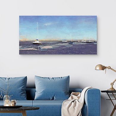 Masterpiece Harbor Masts Canvas Wall Art