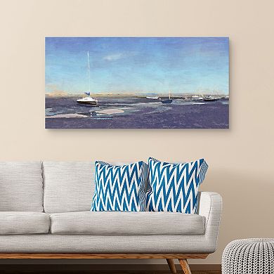 Masterpiece Harbor Masts Canvas Wall Art
