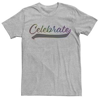 Men's Celebrate Swash Rainbow Tee
