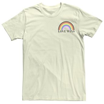 Men's Full Rainbow Love Tee