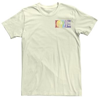 Men's Sketchy Love Rainbow Tee