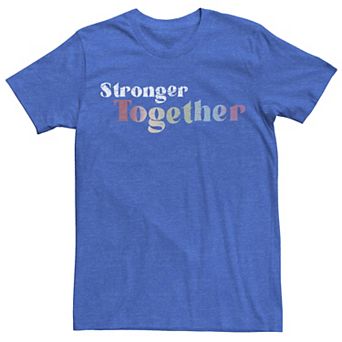 Men's Stronger Together Text Tee